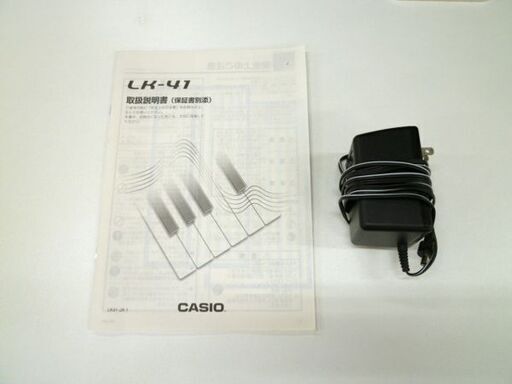 CASIO 電子キーボード LK-41 光ナビゲーション 61鍵 ACアダプタ 譜面立て スタンド付 電子ピアノ カシオ 苫小牧西店
