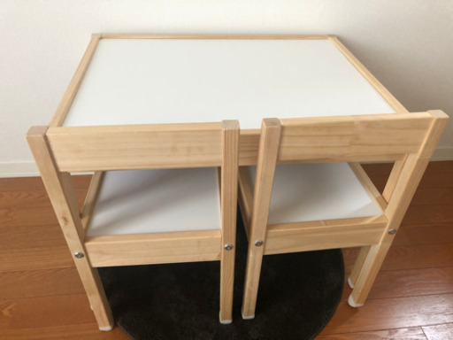 IKEA キッズチェア、テーブルセット