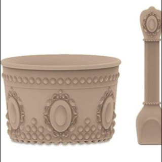 アイスクリームカップ＆スプーンセット　の画像