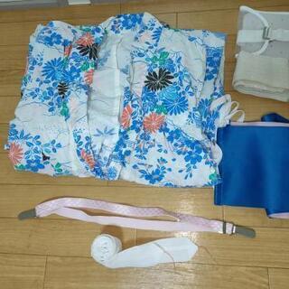 浴衣　帯びリボンなど付属品完備の画像