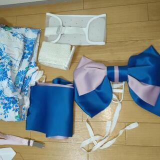 浴衣　帯びリボンなど付属品完備