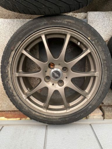 195/45r16 100 4穴 +42 4本