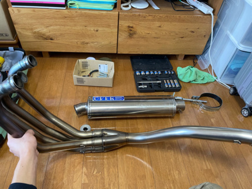 ZRX400 over recing チタンフルエキゾーストマフラー