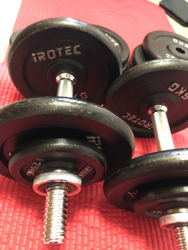 IROTEC ダンベルセット　総量60KG (片手30KG)