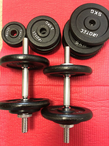 IROTEC ダンベルセット　総量60KG (片手30KG)