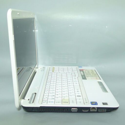 送料無料 ホワイト 1台限定 ノートパソコン 中古動作良品 15.6型 Toshiba T350/36AWS Core i5 4GB 