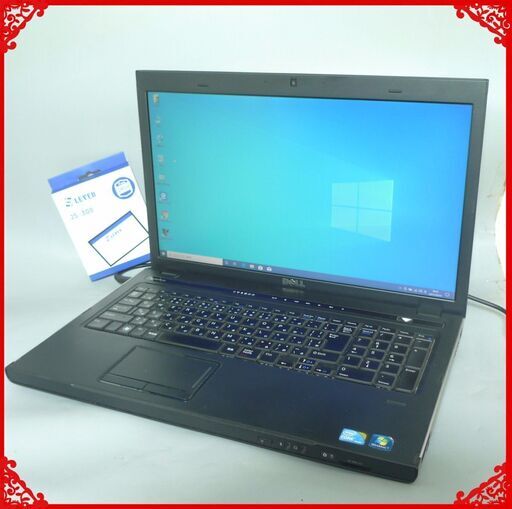 送料無料 新品SSD240GB 1台限定 ノートパソコン 中古良品 17.3型 DELL VOSTRO 3700 Core i7 4GB DVDRW 無線 Bluetooth Windows10 Office