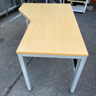 コクヨ テーブル 左広いSOHO家具 cyze サイズ HF-CYDEL149SNN クリエイティブテーブル 幅140×奥行90cm ナチュラルの画像