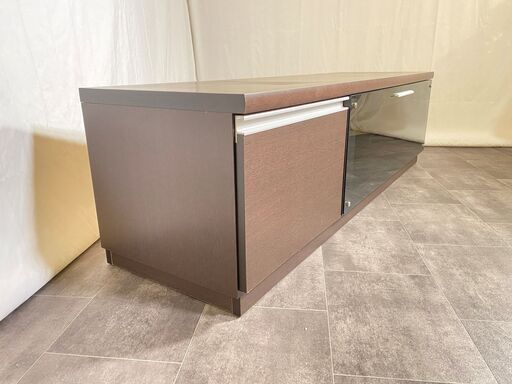 テレビボード 茶 テレビ台 ローボード リビング家具 中古品