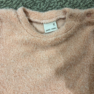 petit main/プティマイン◇切替ワンピース/チュニック◆80cmの画像