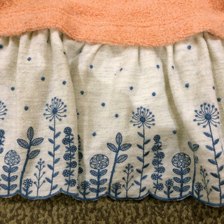 petit main/プティマイン◇切替ワンピース/チュニック◆80cmの画像