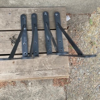 カウンターブラケット 4本セット 黒 美品