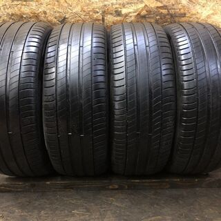 MICHELIN PRIMACY 3 225/50R18 18インチ 夏タイヤ 4本 2017年製 エスティマ オデッセイ スカイライン レガシィB4等　(VTH379) クレジットカード QR決済可能