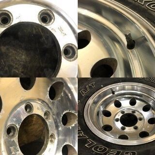 【YOKOHAMA GEOLANDAR A/T G015 33X12.50R15LT】夏タイヤ【ミッキートンプソンタイプ 15インチ 8J6HPCD139.7-30】バリ溝 プラド等 (VVT112) クレジットカード QR決済可能