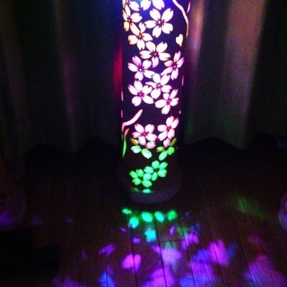 竹灯り　彩シリーズ　〜蝶手毬〜　竹灯籠　極太孟宗竹 竹灯り 彩シリーズ 〜蝶手毬〜 竹灯籠 極太孟宗竹 | iichi 日々