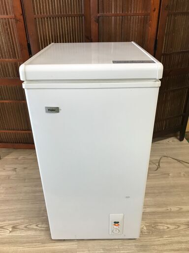 Haier ハイアール 冷凍庫 66L チェストタイプ（フリーザー）直冷式 上開き式 ホワイト JF-NC66F(W)
