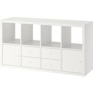 IKEAカラックスホワイト収納棚/テレビボード