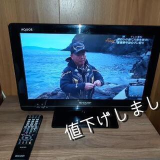 シャープ１９インチ液晶テレビと室内アンテナ