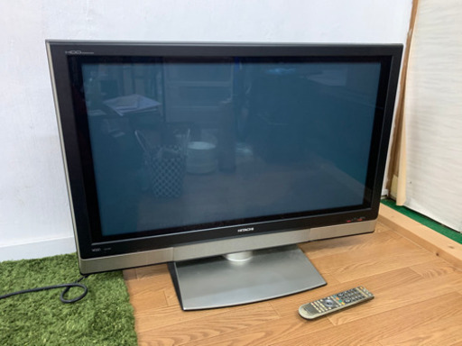 テレビ HITACHI P37-HR01 リモコンジャンク