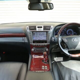 検査3年7月LS460L中期型 ロング/セミアニリンレザー/レーダークルーズ/HDDナビ/地デジ/BT音楽/バックカメラ/パーキングアシスト/記録簿/ETCの画像