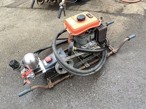 実演動画付 整備済 圧力50Kgf/c㎡ 吸水量31L/分 3.5馬力 セット動噴 MS310　丸山　現品確認 初期不良対応可能 厚木～