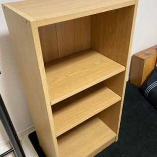 ハンガーラック、カラーボックス　２点の画像