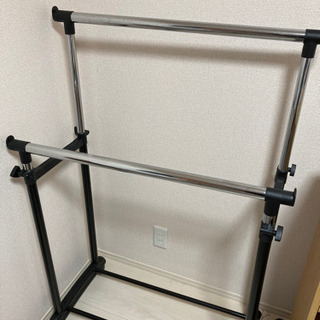 ハンガーラック、カラーボックス　２点の画像