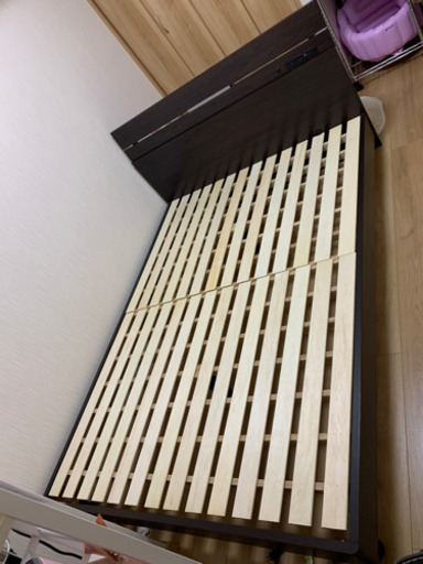 （美品）ダブルベッドフレーム