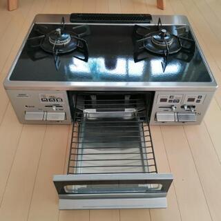 ノーリツ 都市ガス 2口 テーブルコンロ NLW2265TCSG...