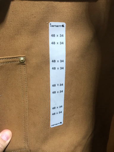 カーハートのオーバーオール新品未着用