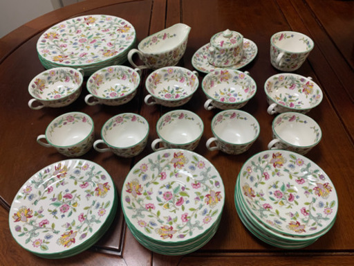 【値下げ】40000→30000 MINTON 食器セット ハンドホール カップ  花柄 ミントン