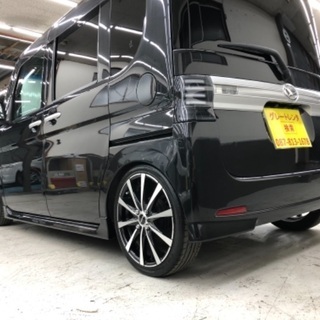 ‼️車検2年付‼️レンタカーＵＰ‼️タントカスタムRS黒‼️支払い総額43万‼️の画像