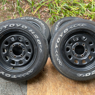 引取限定　200系ハイエース16インチ鉄ホイール　デイトナ風　セ...