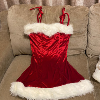 サンタミニドレス2点セット　Mの画像