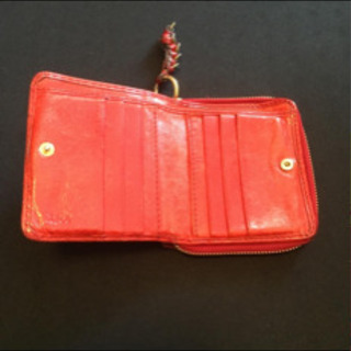Chloe 二つ折り財布　赤の画像