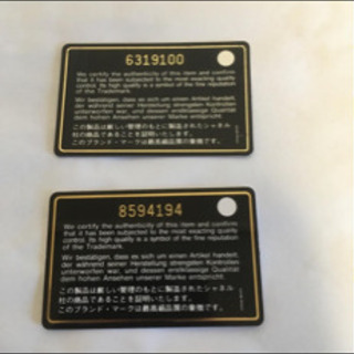 CHANELカード　2枚の画像