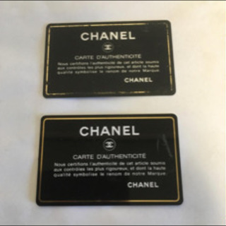 CHANELカード　2枚の画像