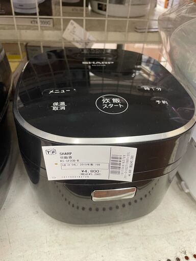 シャープ　炊飯器　KS-CF05B