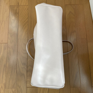 美品！トートバッグ ベージュ　ピンク　ヒッチハイクマーケットの画像