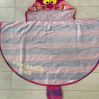 フード付きタオル、チェシャ猫の画像