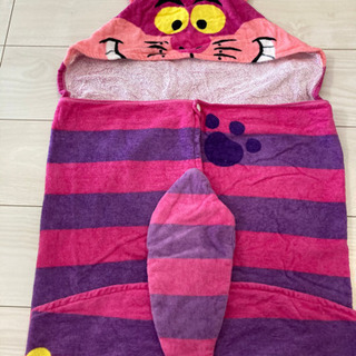 フード付きタオル、チェシャ猫の画像