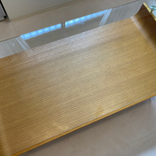 ローテーブル　ガラス天板の画像