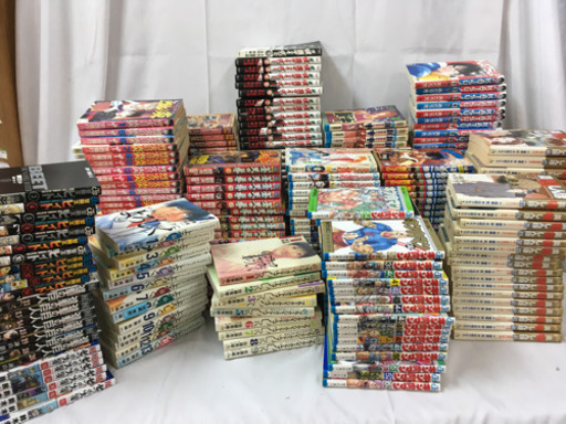 大量 漫画 コミック 大人買い 一歩 烈火の炎 フェアリーテイル 美味しんぼ など