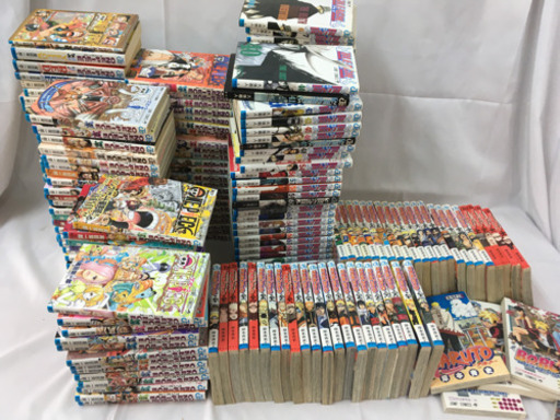 大量 漫画 ONE PIECE BLEACH ナルト 大人買い コミック