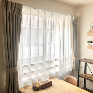 カーテン+レースカーテンセット（計4枚組）【写真窓サイズ:幅170×高さ128cm】★3/12に処分しますの画像