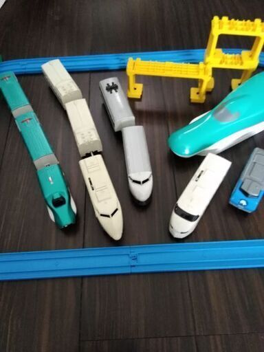 プラレール　はやぶさ　レール　トンネル　お弁当箱　筆箱セット　電車　オモチャ　男の子