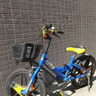 【お問合せ中】自転車 18インチ 男児 青