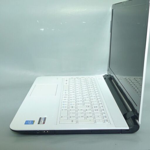 送料無料 新品SSD240GB ホワイト希少品 ノートPC 中古良品 15.6型 NEC LS150SSW Celeron 4GB D