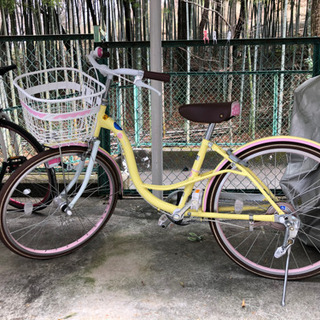 22インチ　女の子用　自転車