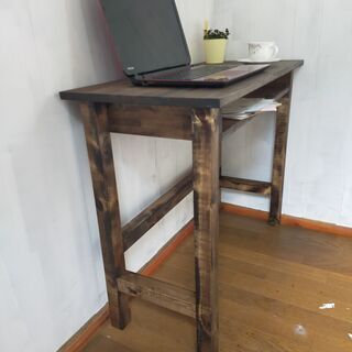 コロナ過　在宅ワーク、作業台、ミシン台、パソコンデスク、学習デスク、使用用途多彩の画像